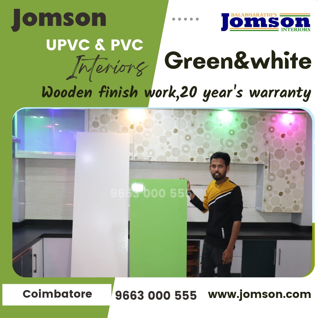 jomson green and white color design